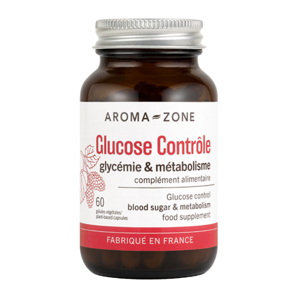 Idéal pour maintenir l’équilibre de la glycémie et lutter contre les pics de glucose, ce complément alimentaire Glucose Contrôle est formulé avec deux extraits naturels de haute qualité : un extrait concentré de Cannelle de Ceylan, reconnu pour ses bienfaits sur l'équilibre glycémique, et l'extrait naturel de Mûrier blanc Reducose® à l'efficacité prouvée dès la première prise pour réduire l'absorption des sucres.