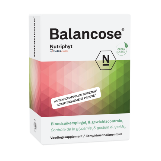 Tot 40% minder opname van suikers en koolhydraten (bron: Thondre et al. 2021) met snel merkbare resultaten.
Bevat het innovatieve witte moerbeibladextract Reducose®, wat wetenschappelijk is aangetoond bij te dragen aan een normale verwerking van koolhydraten.
1Chroom draagt bij tot de instandhouding van normale bloedsuikergehalten.
2Kwalitatief extract van Groene thee, helpt op gewicht te blijven.

Volledig natuurlijk en Clean Label