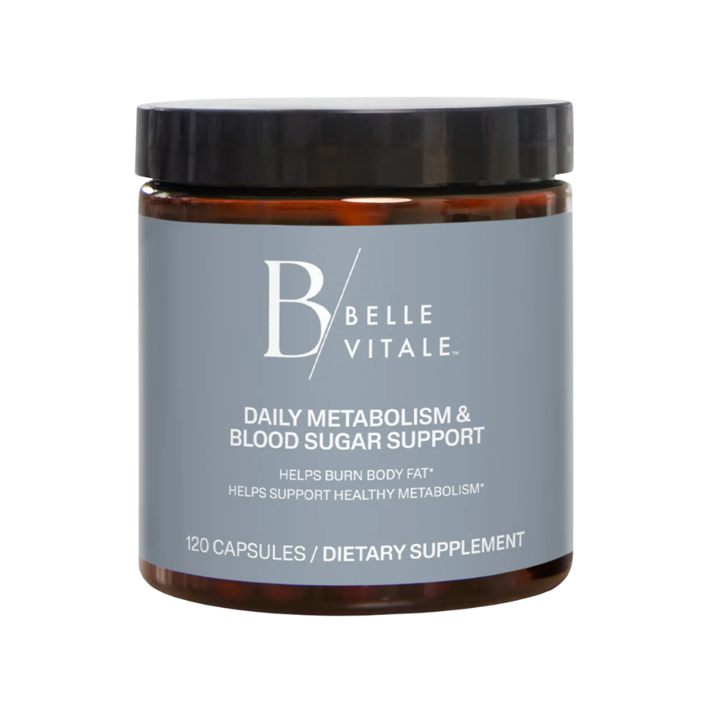 A powerful duo of proprietary formulations, made from clinically-studied ingredients and developed by a team of experts and scientists to help with stress support, healthy metabolism, fat burning, and reducing blood sugar spikes after eating.* 
A proprietary formulation to help combat stress, support healthy cortisol levels, immune health, and bone health.*
97% of users agree that Belle Vitale supplements helped them lose fat while preserving lean muscle.†
