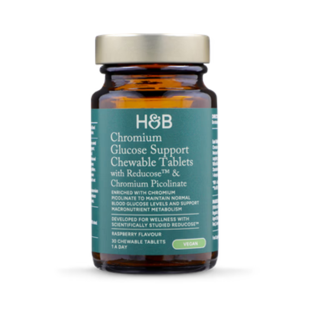 Helps maintain normal blood glucose  Helps metabolise macronutrients  250mg Reducose® mulberry leaf extract