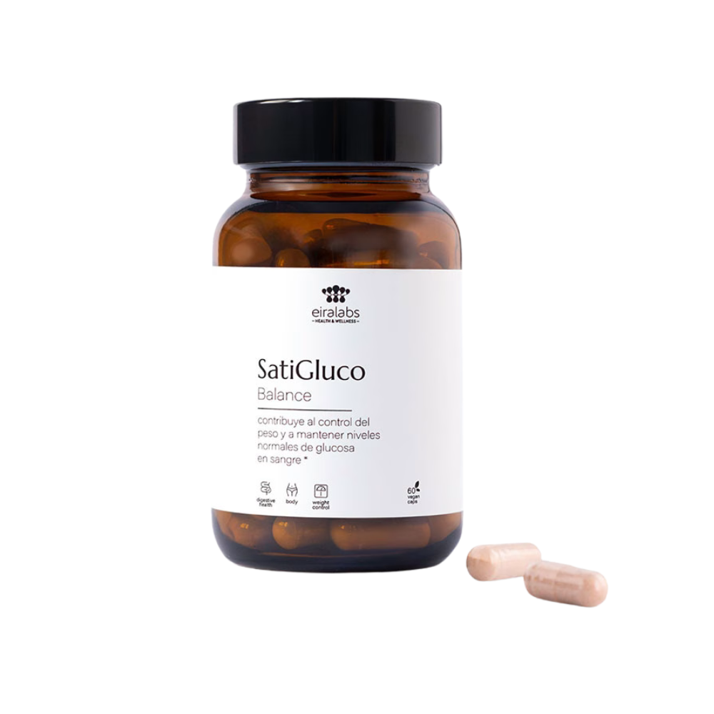 SatiGluco Balance es un suplemento de nueva generación desarrollado para apoyar la regulación del apetito, el control de los niveles de glucosa en sangre y el metabolismo.