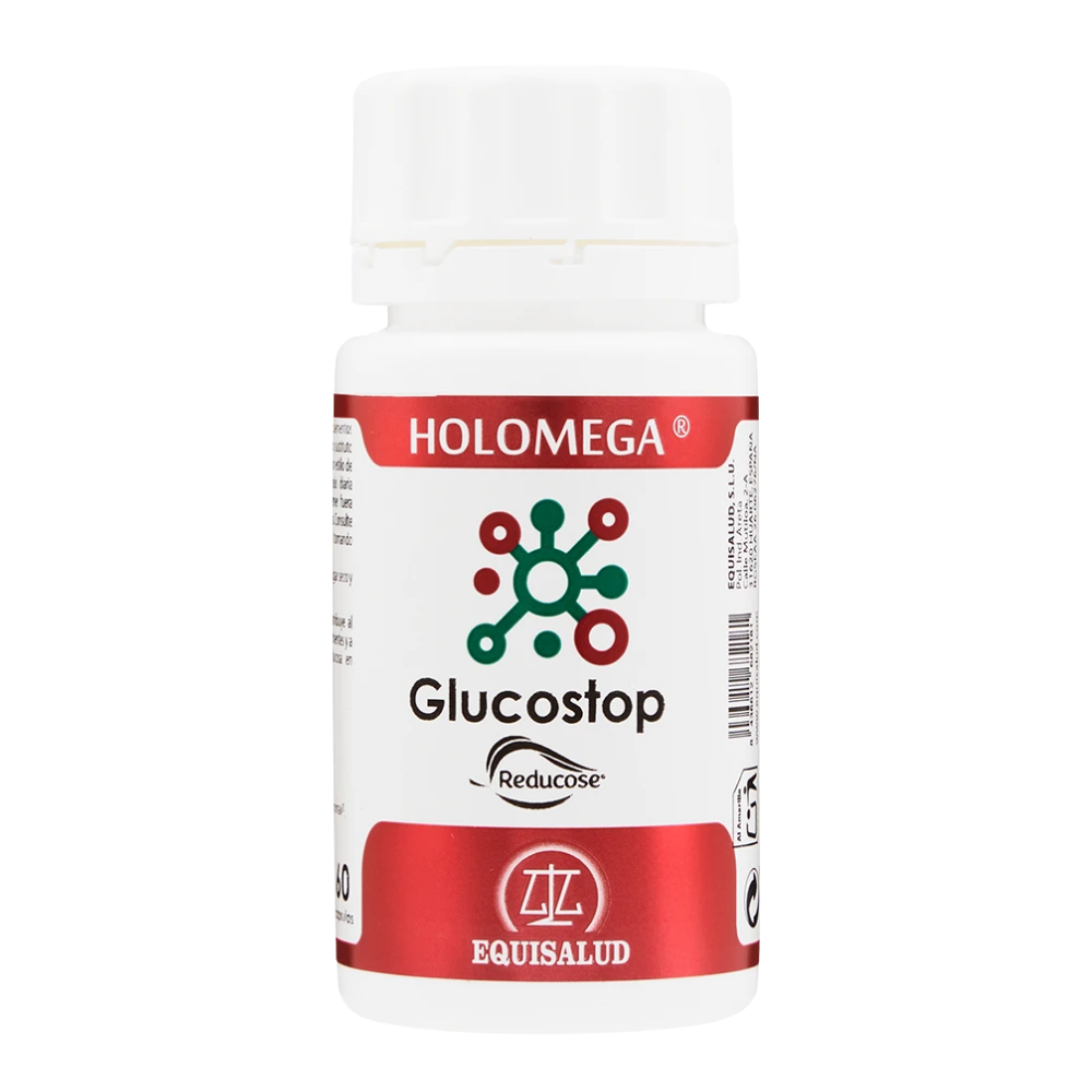 Equisalud – Holomega Glucostop

POSITIONING 
Blood sugar & Insulin 

KEY CLAIMS
Support normal blood glucose levels

COMPOSITION per serving
Reducose® 250 mg, Chromax® chromium picolinate 100 µg (250% RDI) 

FORMAT & NUMBER OF SERVINGS PER PRODUCT
60 capsules – 60 servings

MODE OF USE
Take 1 capsules before 2 main carb meals (Lunch & Dinner)

