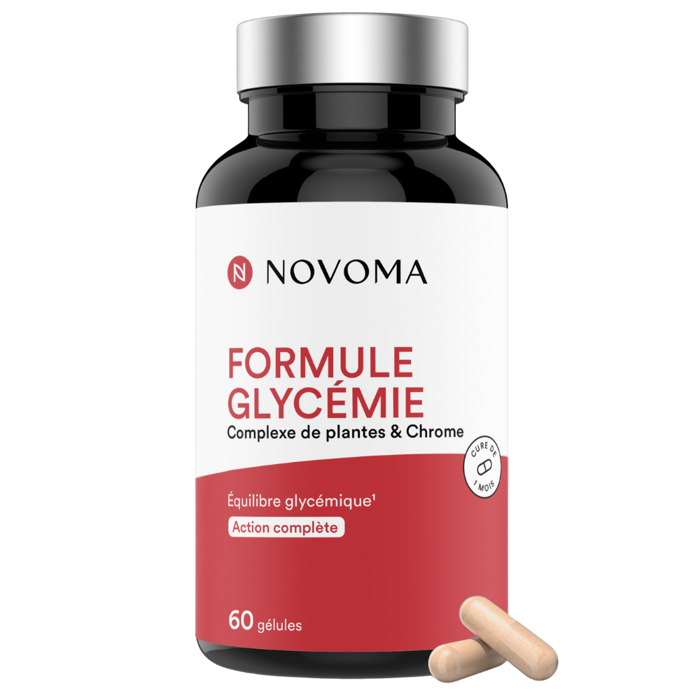 Formule de Glycémie
Notre formule pour la glycémie est une formule synergique à base de mûrier blanc Reducose®, de cannelle, de berbérine et de chrome CrPix®. En savoir plus.
Cure d’1 mois | 2 gélules par jour | À consommer de préférence avant fin : min. 12 mois
Aide à maintenir un taux de sucre sanguin stable
Réduit la fatigue après les repas pour une énergie plus durable
Contribue à la sensibilité à l’insuline et à la gestion du poids