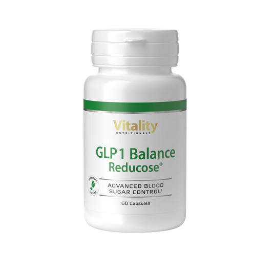 A healthy metabolism and normal blood sugar levels are the basis of successful weight management. In addition to Reducose®,&nbsp;GLP1 Balance&nbsp;contains two other valuable plant extracts* and essential chromium in a holistic formulation: to prevent cravings caused by blood sugar spikes, for an increased feeling of satiety and to support a calorie-reduced diet.