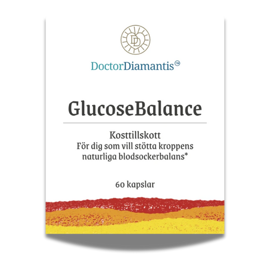 GlucoseBalance is a plant-based formulation composed of carefully selected extracts from herbs with a long tradition of use in conjunction with meals. The product is designed to be used before meals as part of a balanced diet and modern lifestyle.