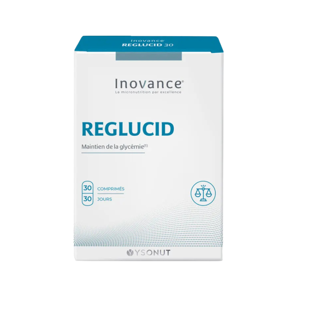 Le mécanisme de régulation de la glycémie est un processus pouvant être influencé par l'alimentation, le surpoids, l'âge ou encore des facteurs héréditaires. L’insuline permet de réguler efficacement le taux de sucre dans le sang. Quand son action est optimale, l’équilibre glycémique est maintenu.

REGLUCID associe 3 ingrédients majeurs :

Un extrait breveté de feuille de mûrier blanc, Reducose®.
Du chrome, oligoélément important pour contribuer au maintien d’une glycémie normale et au bon métabolisme 