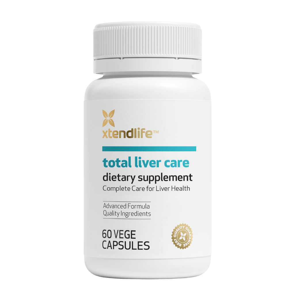 Modern lifestyles expose the liver to a host of challenges, including fatty diets, high sugar consumption, alcohol intake, and environmental toxins. These stressors can impair liver function, leading to a build-up of toxins, fat deposits, and inflammation. Total Liver Care is designed to provide targeted support for detoxification, repair, and optimal function.

With a scientifically backed blend of powerful ingredients, Total Liver Care supports your body’s natural detox processes, regulates fat and sugar 